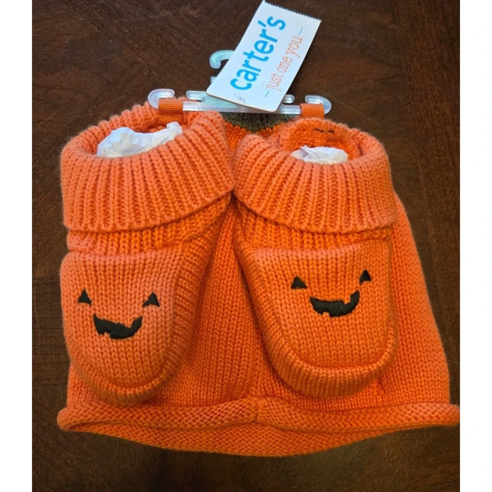 Carter's Just One You Halloween Baby Sets Pumpkin Ghost 3 Months NWT 4PC